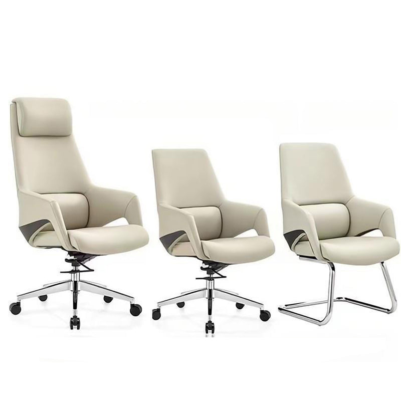 Modern Silicone Leather Reclining Desk Chair