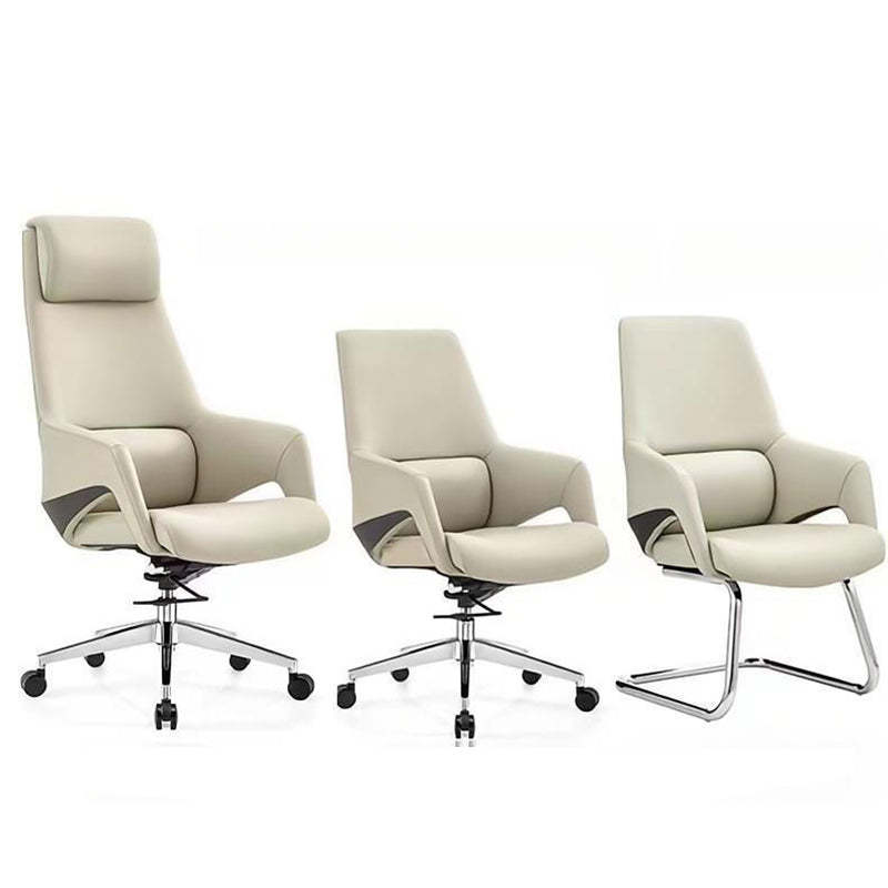 Modern Silicone Leather Reclining Desk Chair