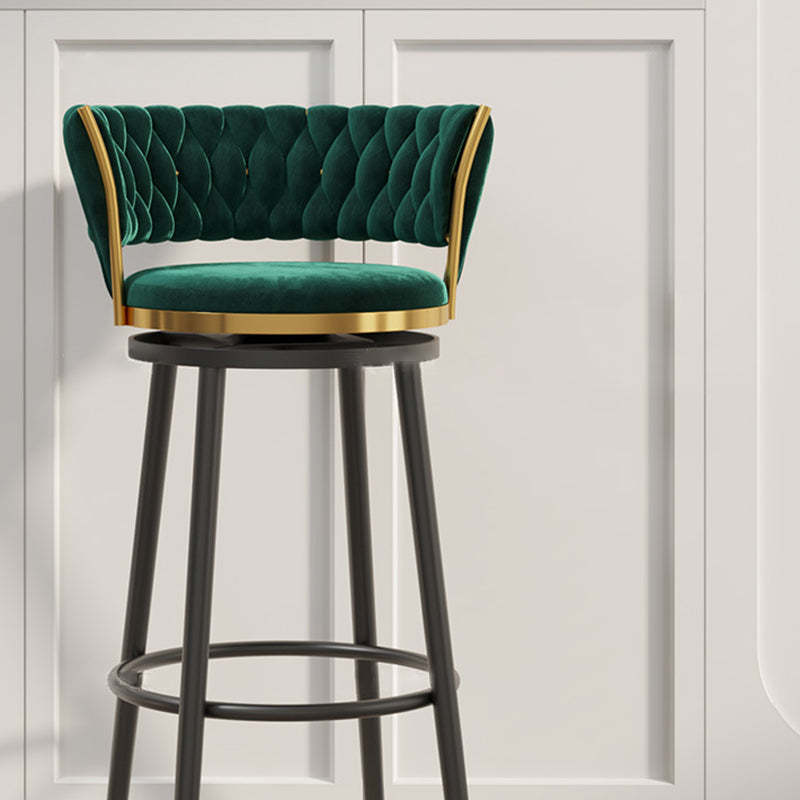 Lighom nordic gray bar & counter stools in iron — 33.5" H / Green