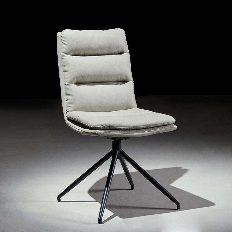 Minimalist carbon striped gray office chairs, Lighom — Light Gray