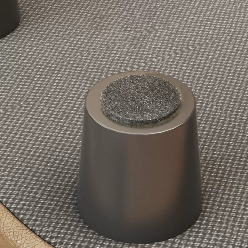 Scandinavian Oil-Waxed Leather Storage Footstool