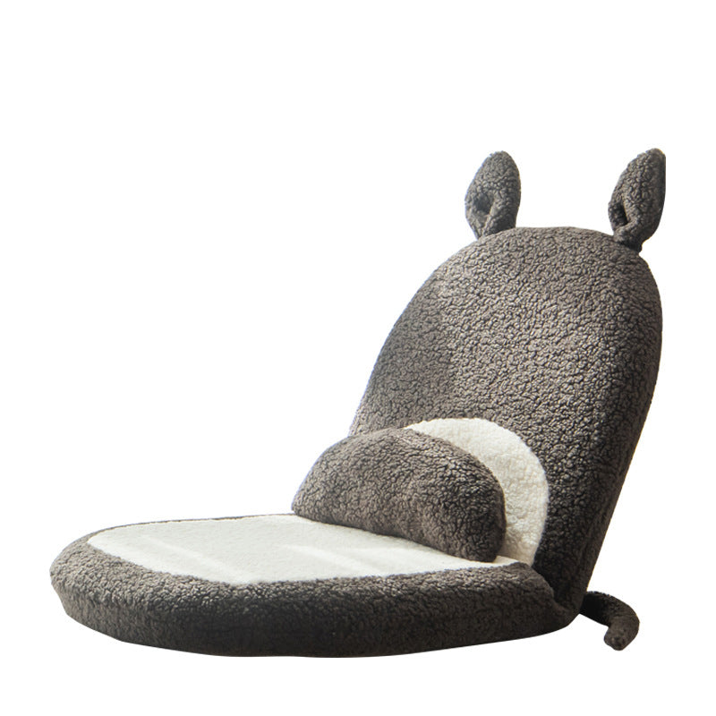 Kids Cartoon Cat-Ear Lambswool Latex Pegboard Tatami
