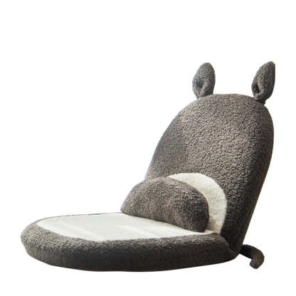 Kids Cartoon Cat-Ear Lambswool Latex Pegboard Tatami