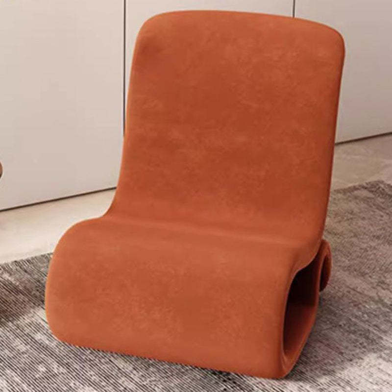 Art deco art accent chairs in iron — Orange