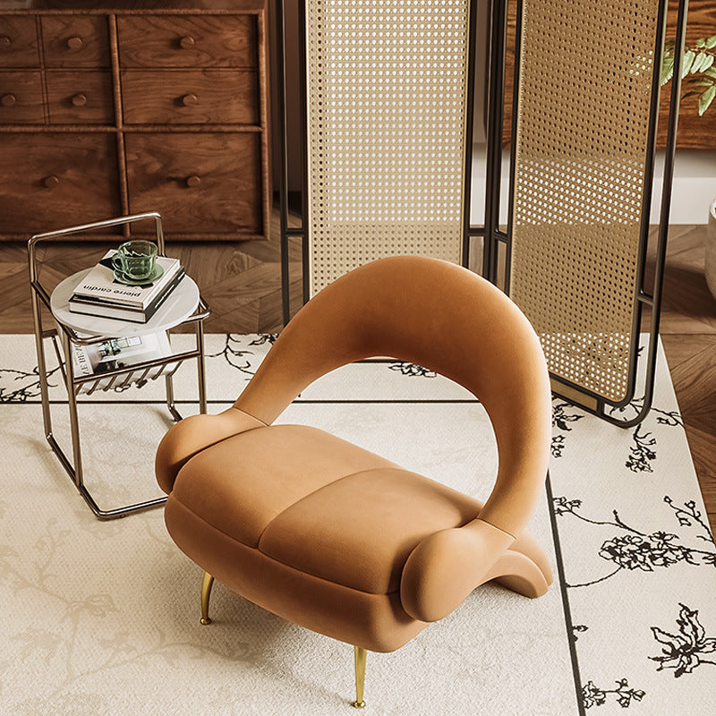 Art Deco Velvet Leisure Accent Chair