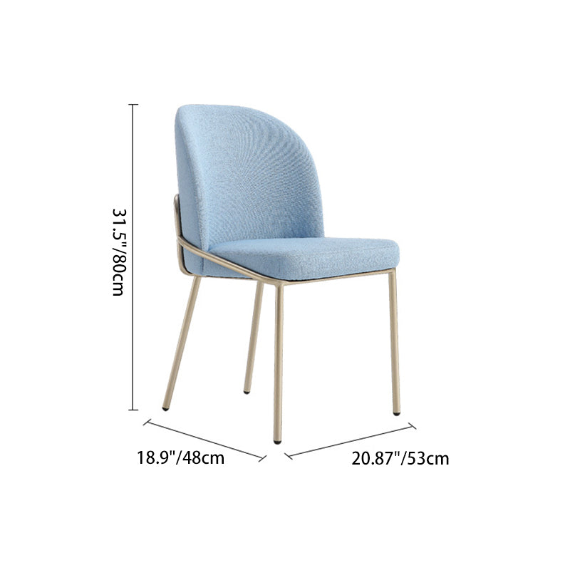 Scandinavian Microfiber Leather Dining Chair