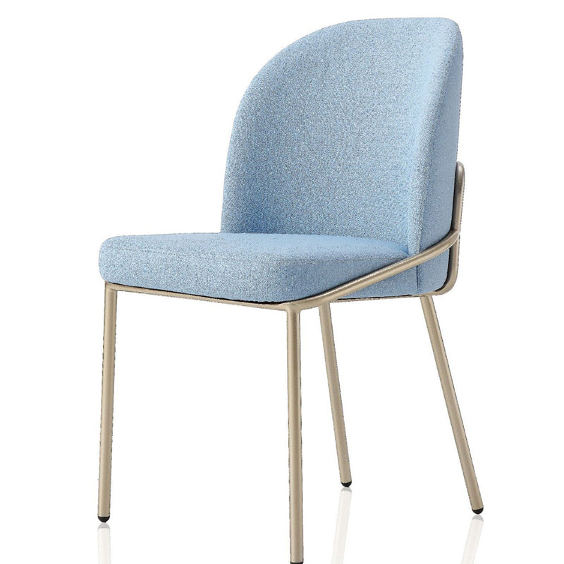 Nordic microfiber dining chairs & benches in leather steel fabric