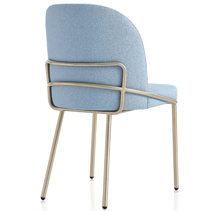 Scandinavian Microfiber Leather Dining Chair