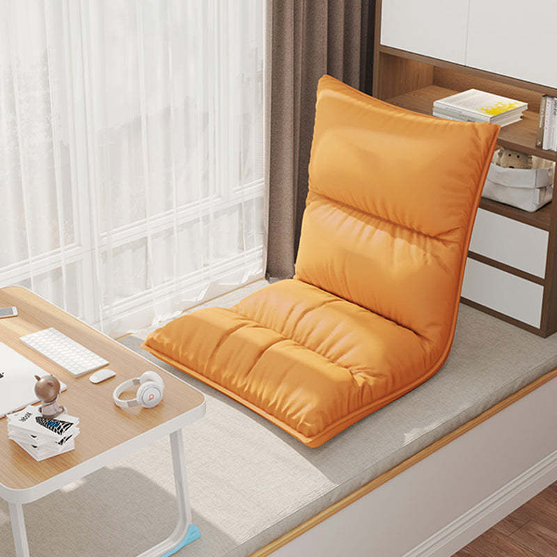 Modern Cotton Adjustable Back Chair — Without Armrest / White