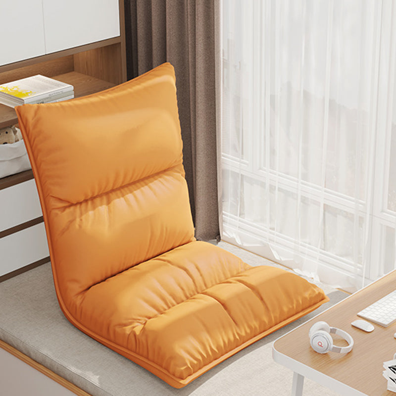 Modern Cotton Adjustable Back Chair — With Armrest / Pink