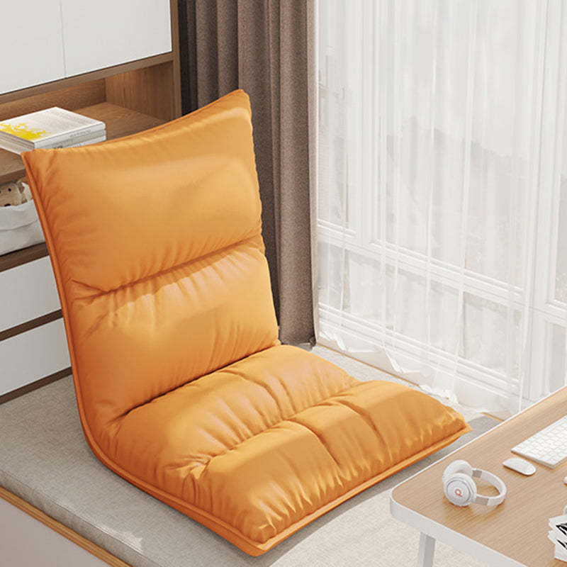 Modern Cotton Adjustable Back Chair — With Armrest / Pink