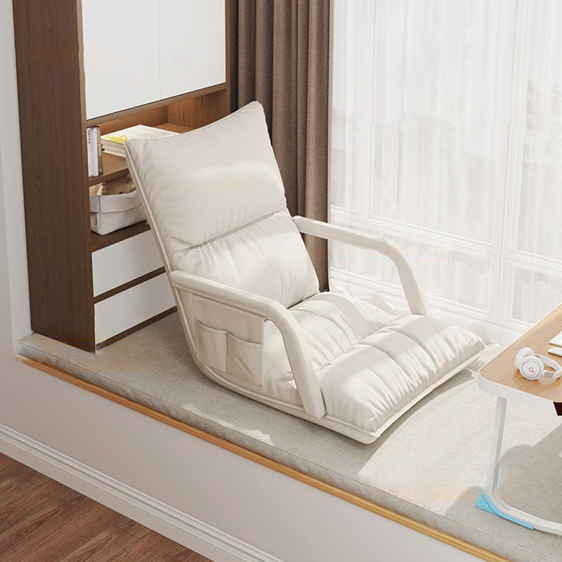Modern Cotton Adjustable Back Chair — Without Armrest / Yellow