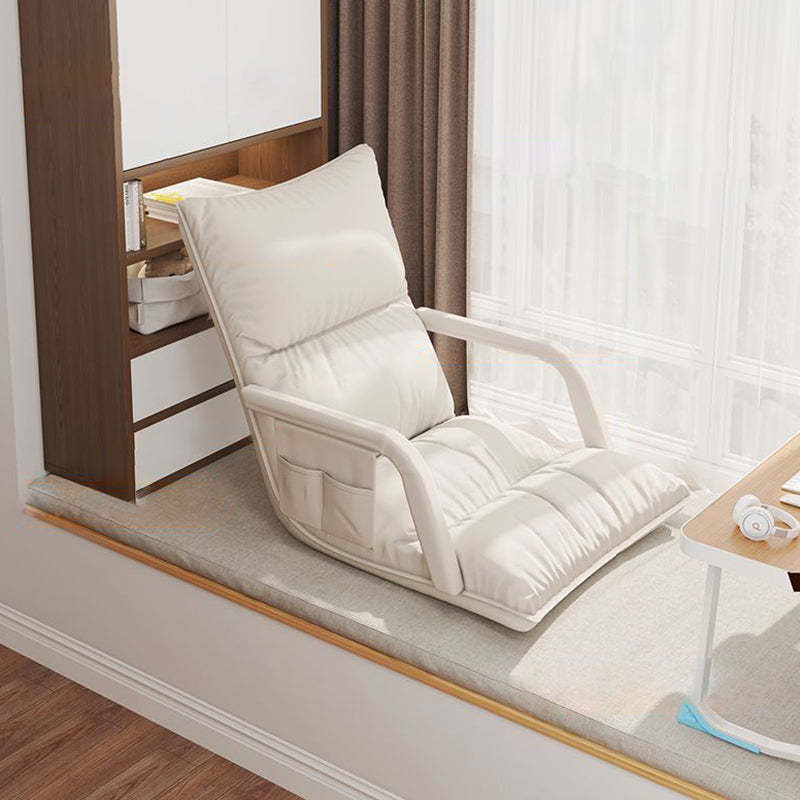 Modern Cotton Adjustable Back Chair — Without Armrest / Yellow