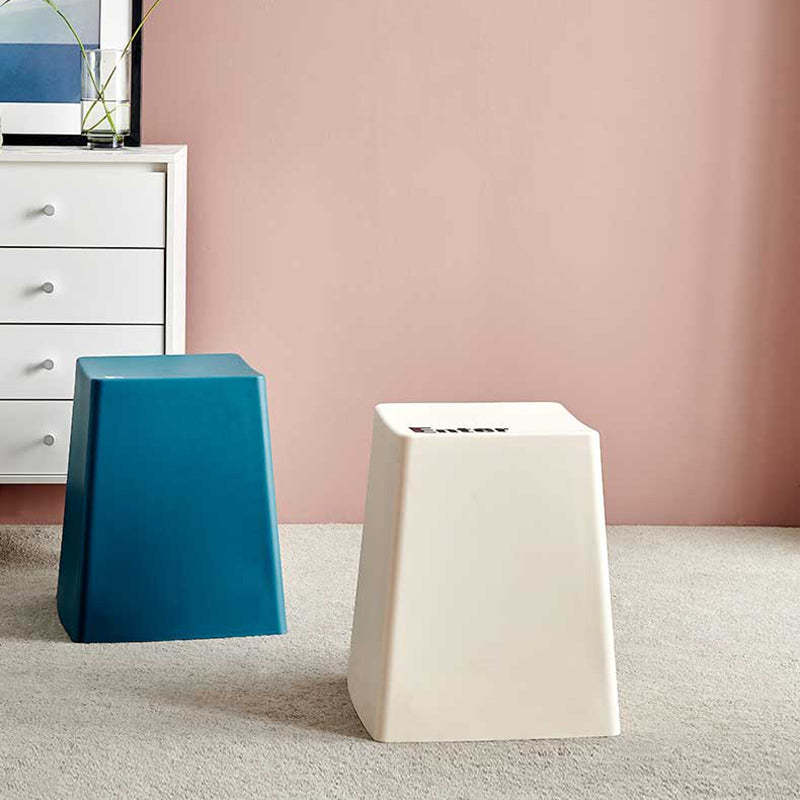 PP Keyboard Button Stackable Stool — Red