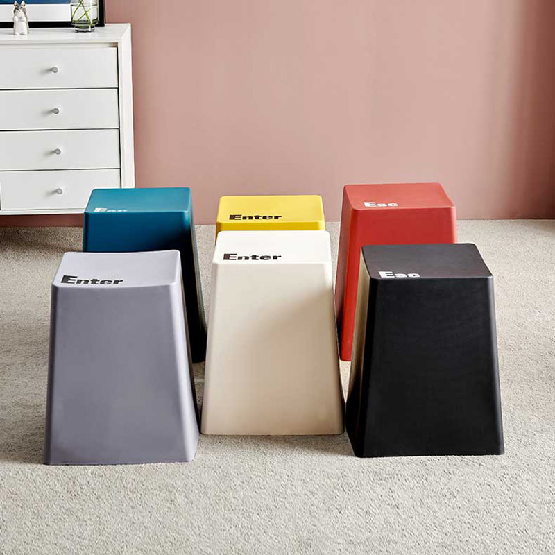 PP Keyboard Button Stackable Stool