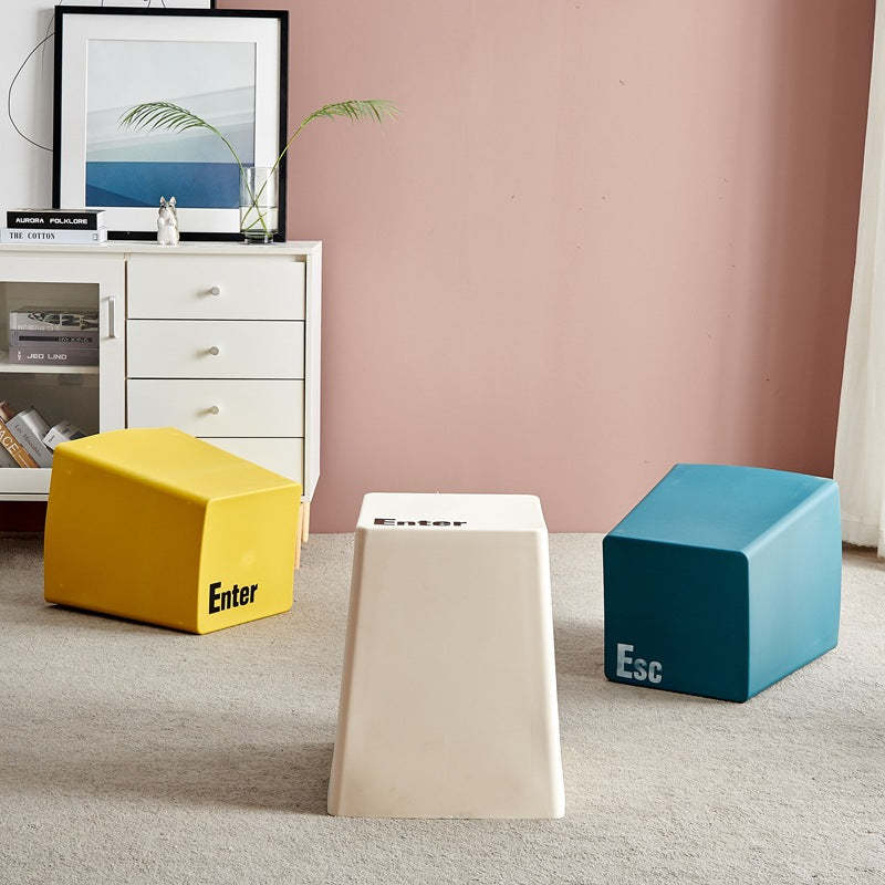PP Keyboard Button Stackable Stool