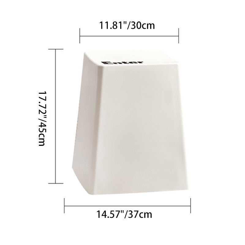 PP Keyboard Button Stackable Stool