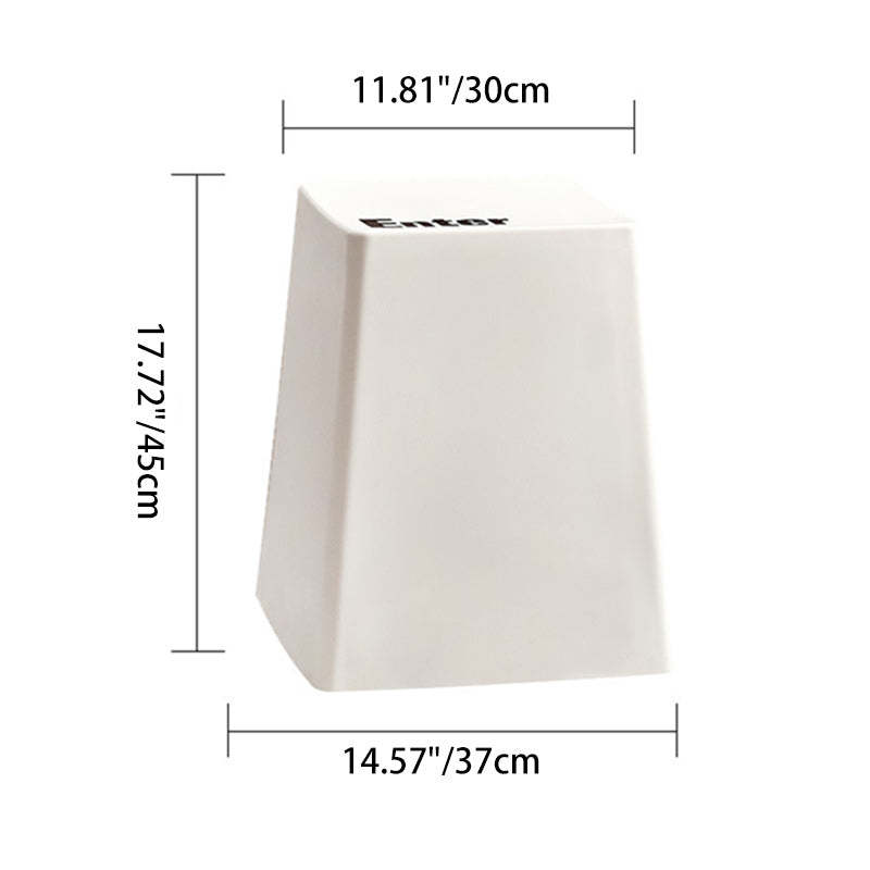 PP Keyboard Button Stackable Stool
