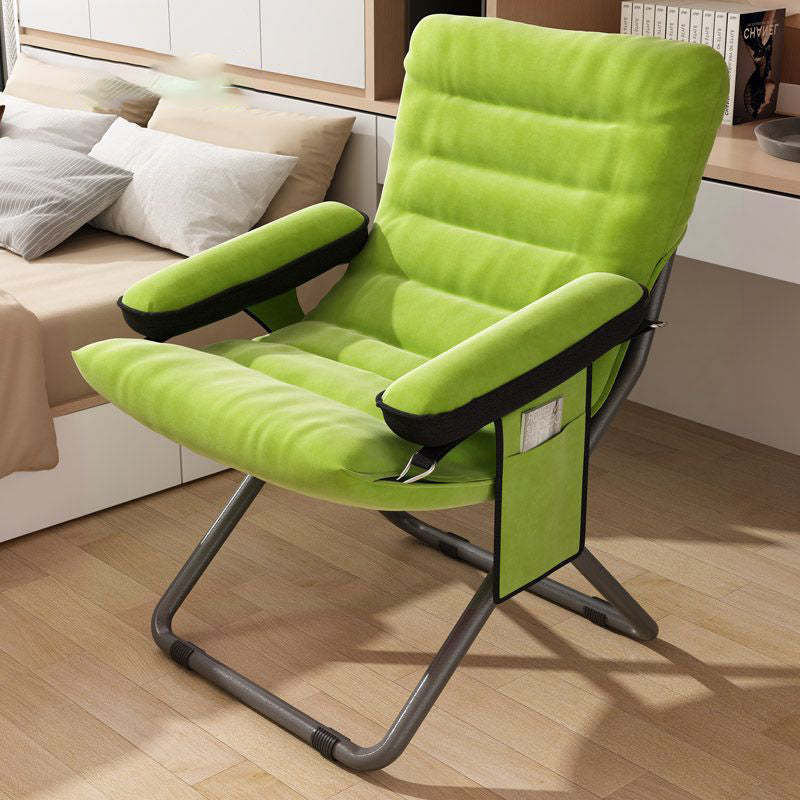 Minimalist home decor gray metal recliner, Lighom — Small / Only Chair / Green