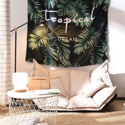 Modern Linen Tofu Foldable Lazy Sofa