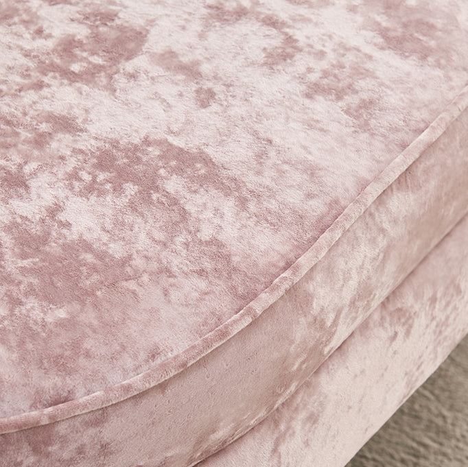 Scandinavian Velvet Wood Petal Sofa