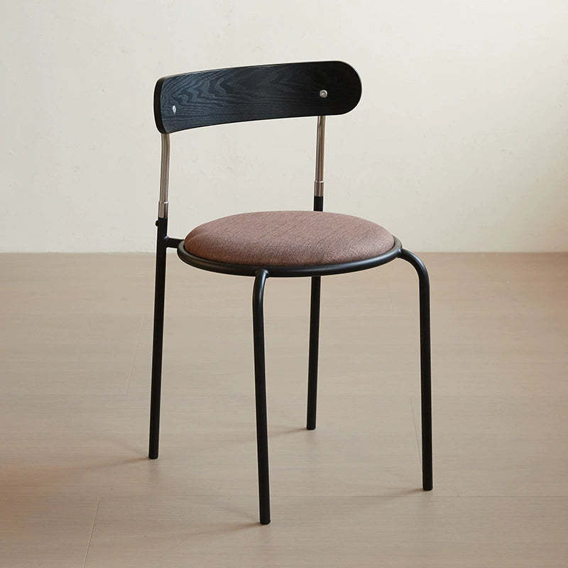 Retro wood steel fabric wood dining chairs & benches, Lighom