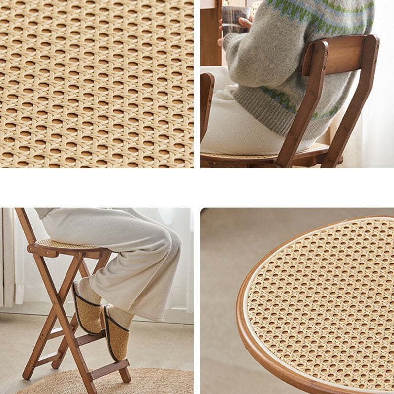 Japanese Resin Bamboo Foldable Bar Stool