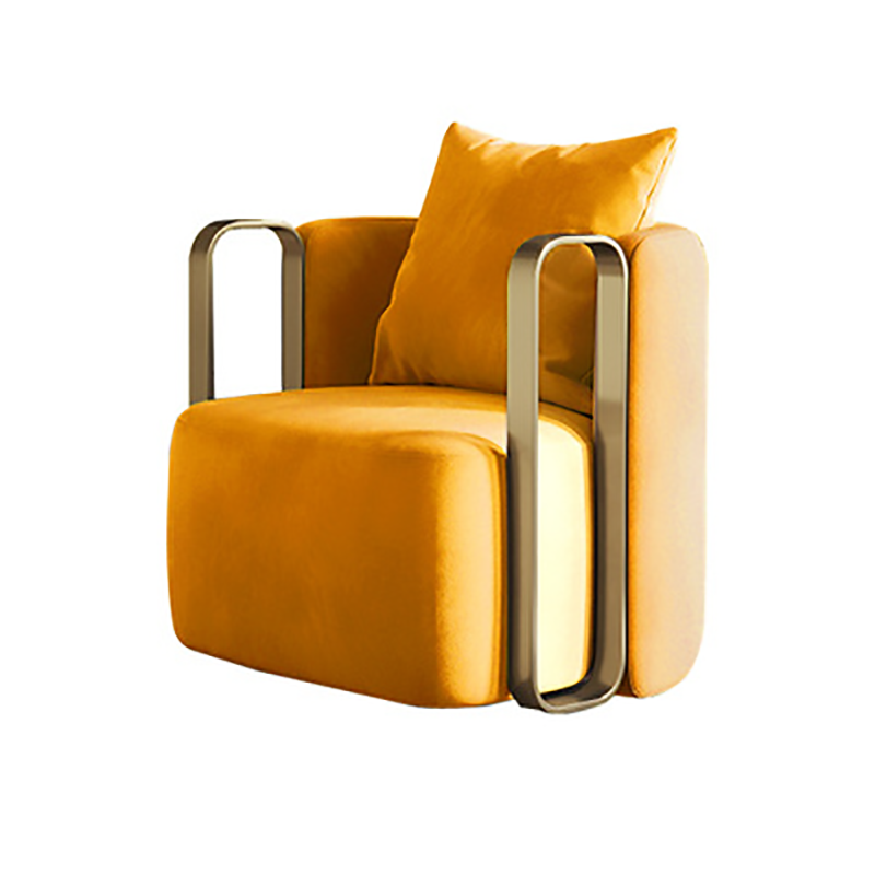 Scandinavian Microfiber Leather Velvet Swivel Accent Chair