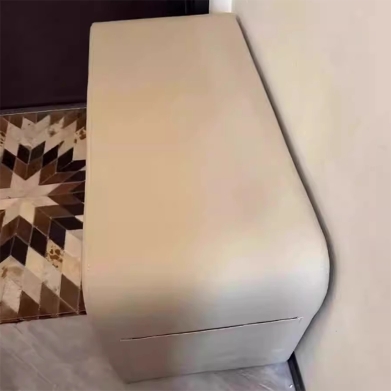 Modern Leather 2-Tier Rectangular Shoe Storage Bench