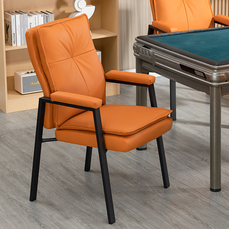 Modern Leather Steel Cotton Desk Chair