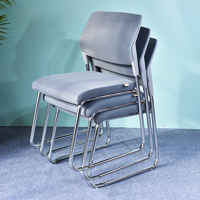 Minimalist Mesh Metal Desk Chair — A / Gray