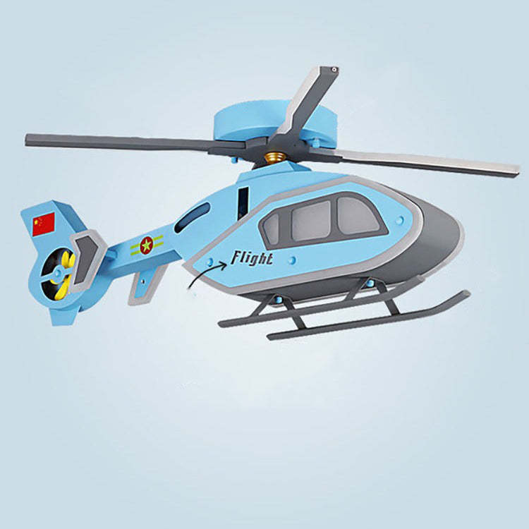 Modern Iron Acrylic Helicopter Kids Ceiling Light