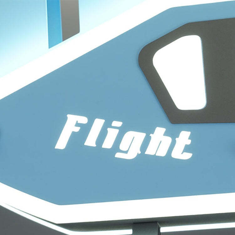 Modern Iron Acrylic Helicopter Kids Ceiling Light