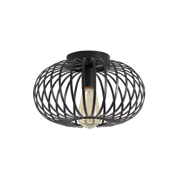 Minimalist Iron Oval Lantern Ceiling Light