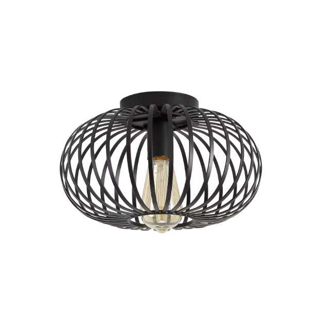Minimalist Iron Oval Lantern Ceiling Light