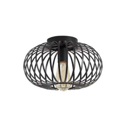 Minimalist Iron Oval Lantern Ceiling Light