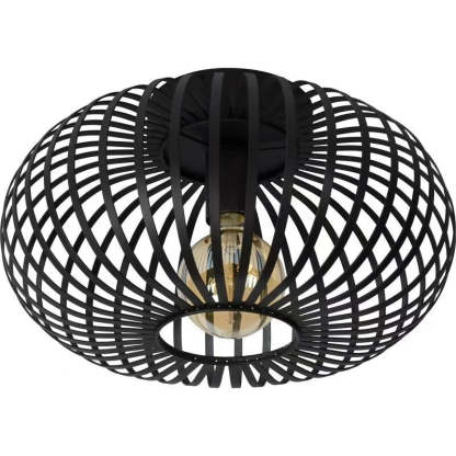 Minimalist Iron Oval Lantern Ceiling Light