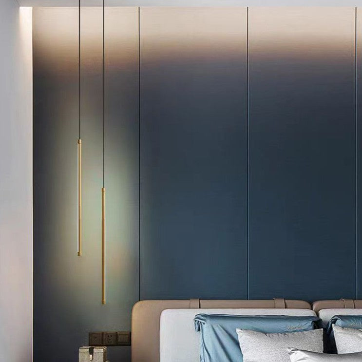 Minimalist Aluminum Silicone Cylinder LED Pendant Light — Warm Light(3000K) / 110V-120V For US/CA