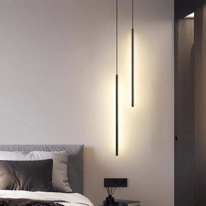 Minimalist Aluminum Silicone Cylinder LED Pendant Light — Warm Light(3000K) / 220V-240V For UK/AU
