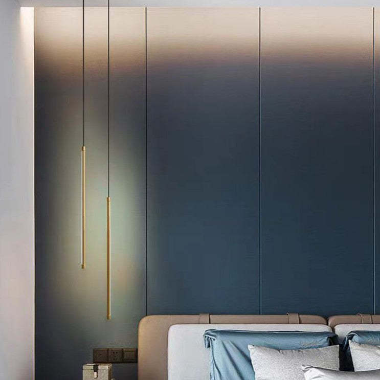 Minimalist Aluminum Silicone Cylinder LED Pendant Light — Warm Light(3000K) / 110V-120V For US/CA