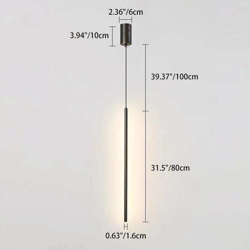 Minimalist Aluminum Silicone Cylinder LED Pendant Light — Neutral Light (4000K) / 110V-120V For US/CA