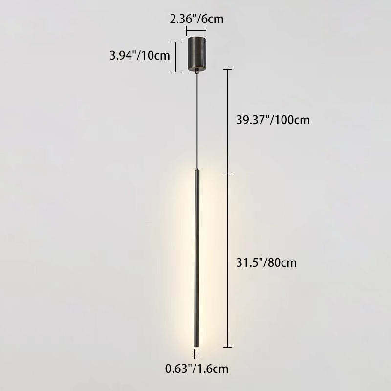 Minimalist Aluminum Silicone Cylinder LED Pendant Light — Neutral Light (4000K) / 110V-120V For US/CA