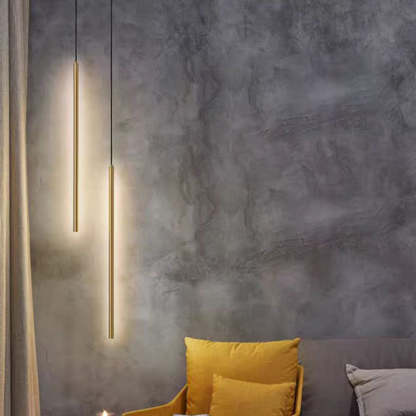 Minimalist Aluminum Silicone Cylinder LED Pendant Light — White Light (5000K) / 220V-240V For UK/AU