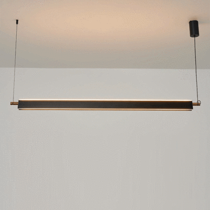 Minimalist Metal PMMA Rectangular LED Island Chandelier