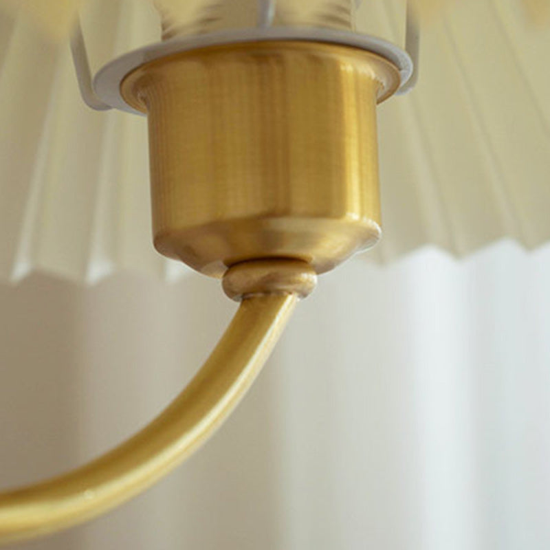 Mid-Century Brass Chandelier