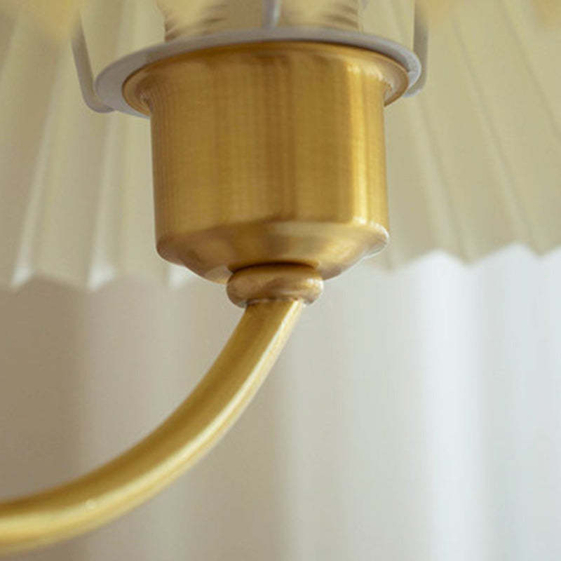 Mid-Century Brass Chandelier