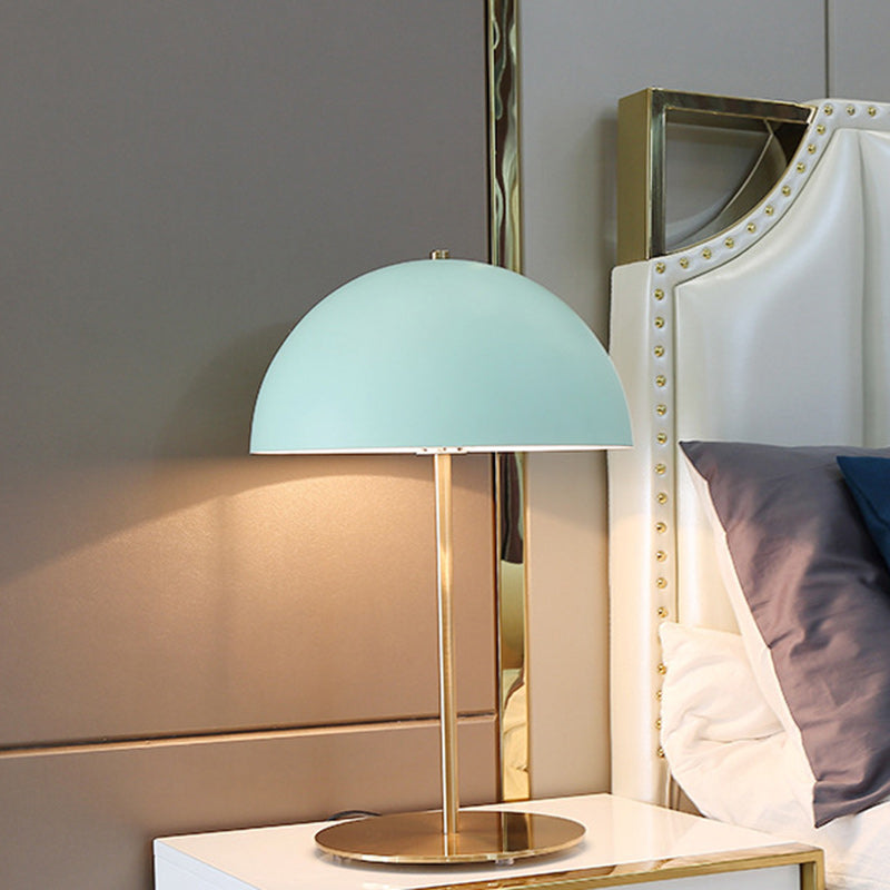 Minimalist Iron Dome Table Lamp — 110V-120V For US/CA / White