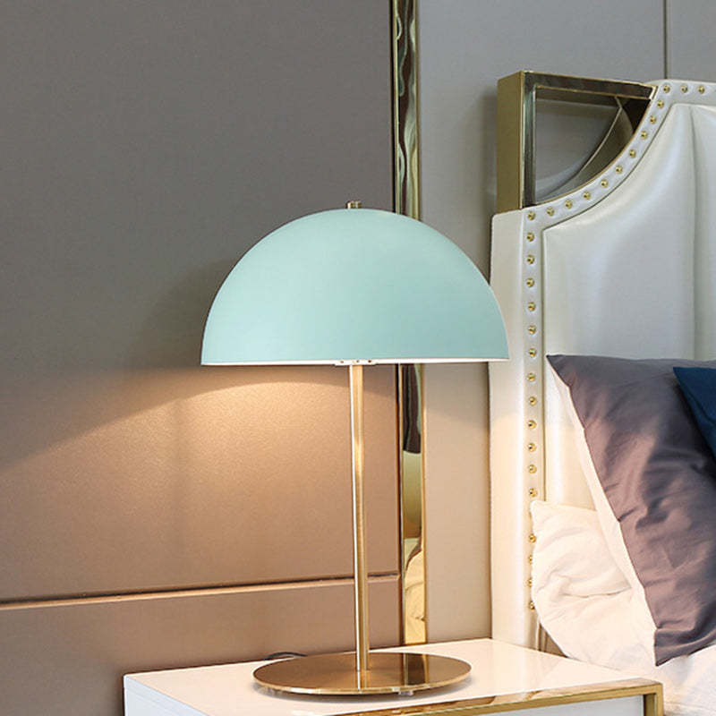 Minimalist Iron Dome Table Lamp — 110V-120V For US/CA / White