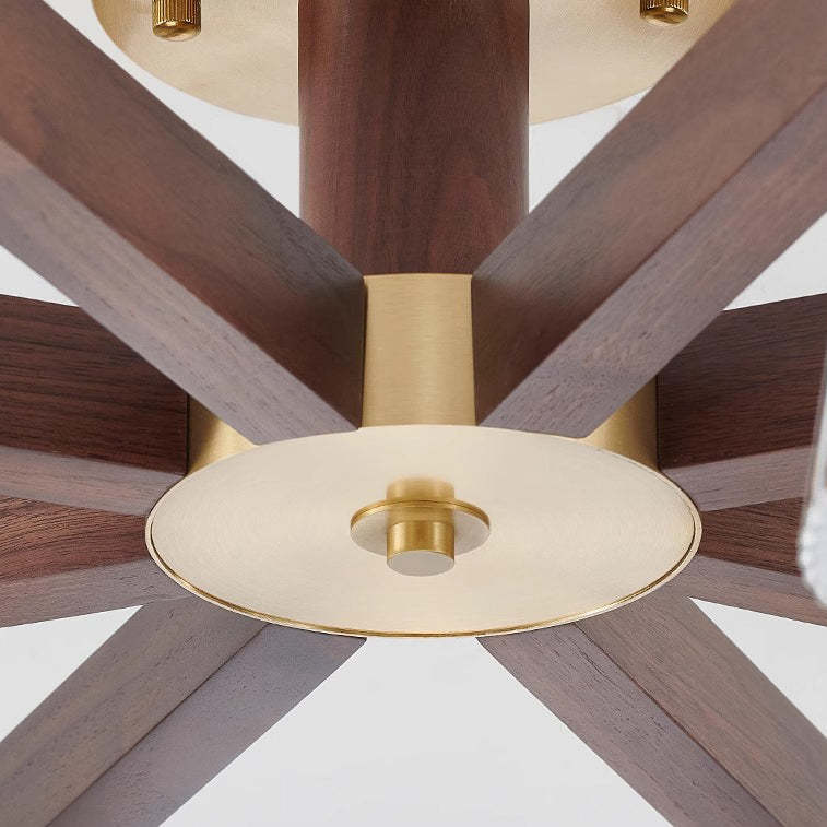 Chinese Copper Branch 5/6/8/10-Light Ceiling Light — 6 / B / 110V-120V For US/CA