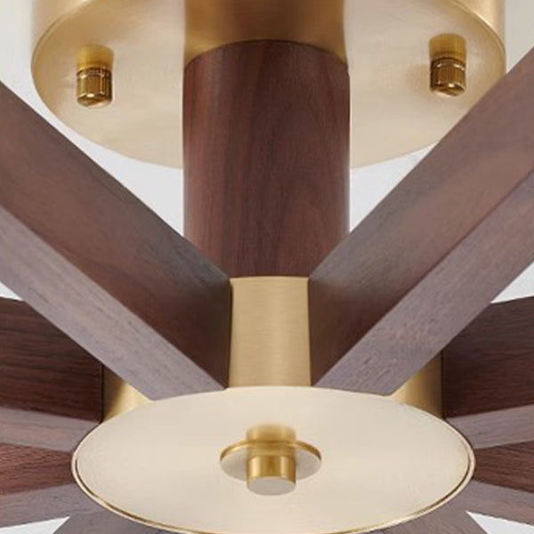 Chinese Copper Branch 5/6/8/10-Light Ceiling Light — 6 / B / 220V-240V For UK/AU
